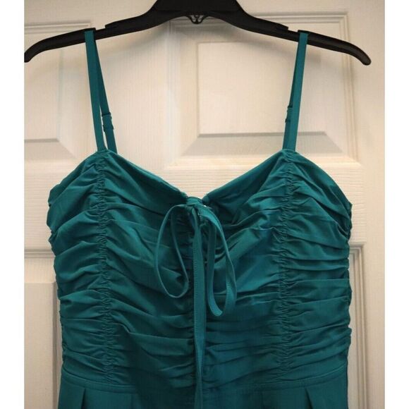 Athleta x Alicia Keys Women's Sz 8 Emerald Green Enlighten Up Jumpsuit - Picture 5 of 15